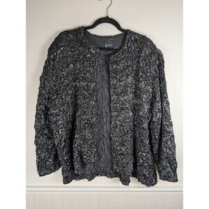Venezia Sequin Women Evening Open Jacket Formal Event Size Medium Cocktail Party